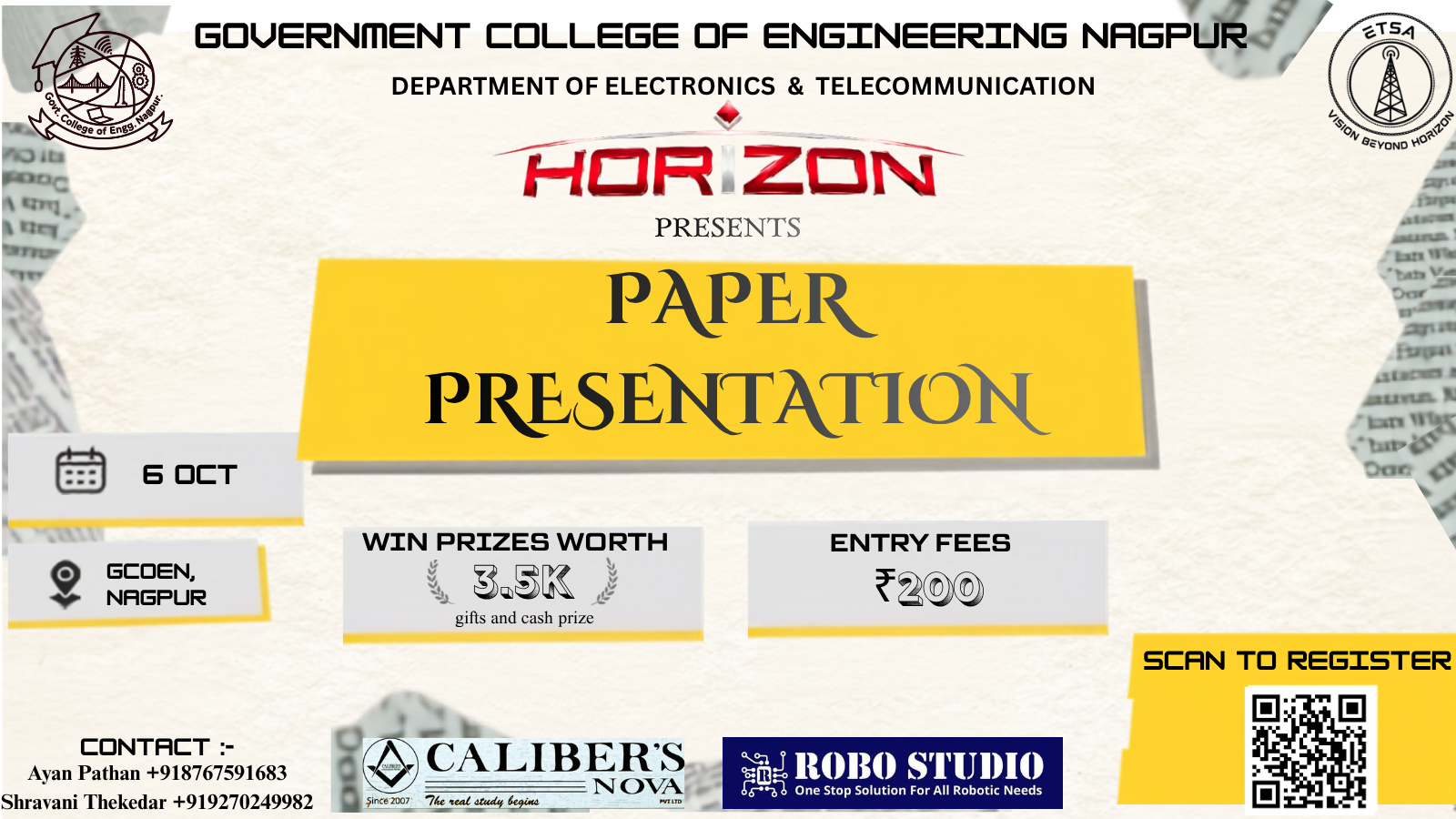 paper presentation poster – Horizon 2026